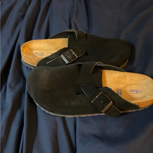 Birkenstock Boston clogs black suede 38 - Picture 4 of 5